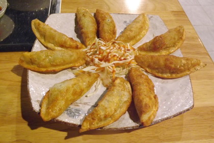 「マダン」の揚げ餃子